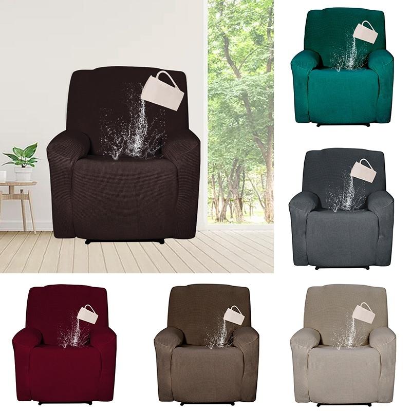 

Stretch Recliner Chair Covers Jacquard All-inclusive Massage Sofa Slipcover Solid Color Armchair Couch Covers for Living Room