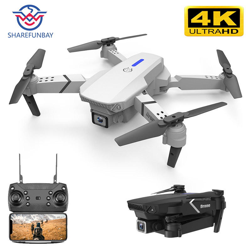 

SHAREFUNBAY E525 drone 4k HD dual camera 1080P WIFI visual positioning high maintenance drone with camera rc quadcopter LJ200908