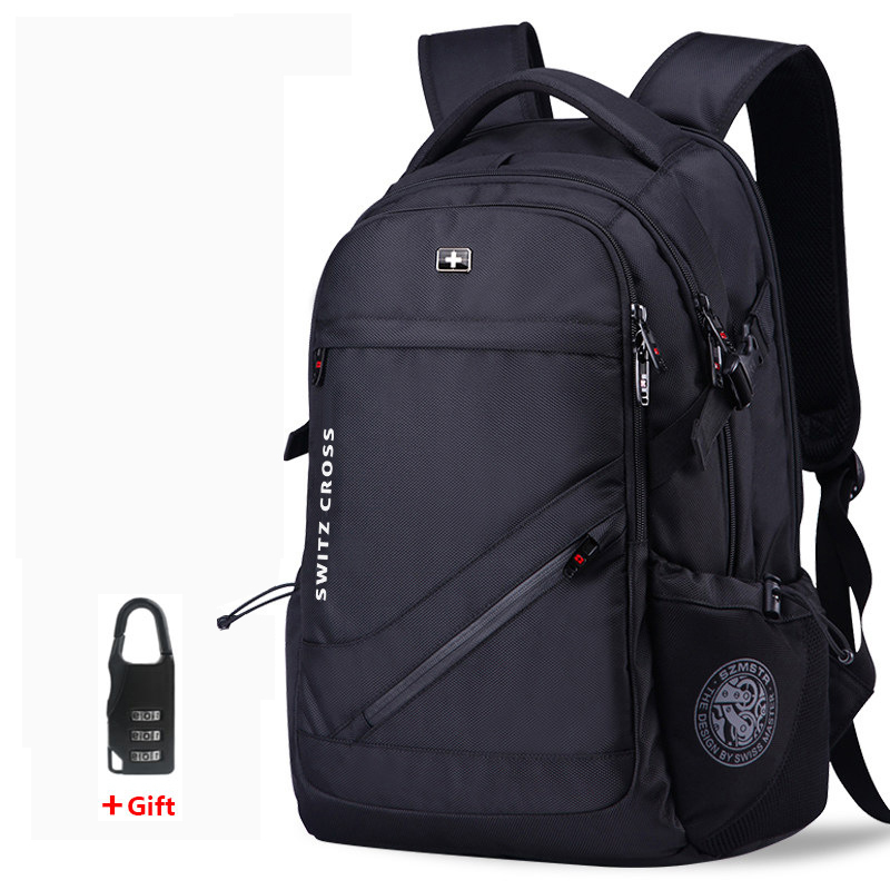 

Women Swiss Men's Theft Anti 15.6 School Usb Travel Bags Waterproof Business Mochila 17 Backpack Laptop Notebook Inch Dtoca, Red;black