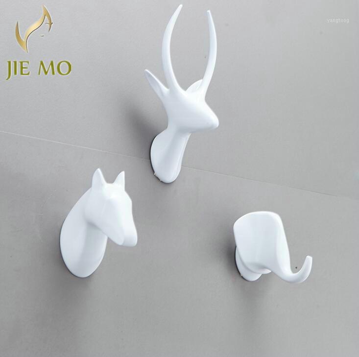 

Horse Antelope Head Coat Hooks Wall Hang Animal hook Coat rack wholesale hooks for single1