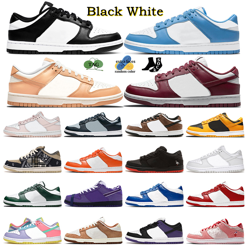 

2022 men women lows casual shoes Black White Trail Georgetown UNC Sail Multi Camo Medium Curry Pigeon Syracuse trainers sports snekaers outdoor shoe, #1 black white
