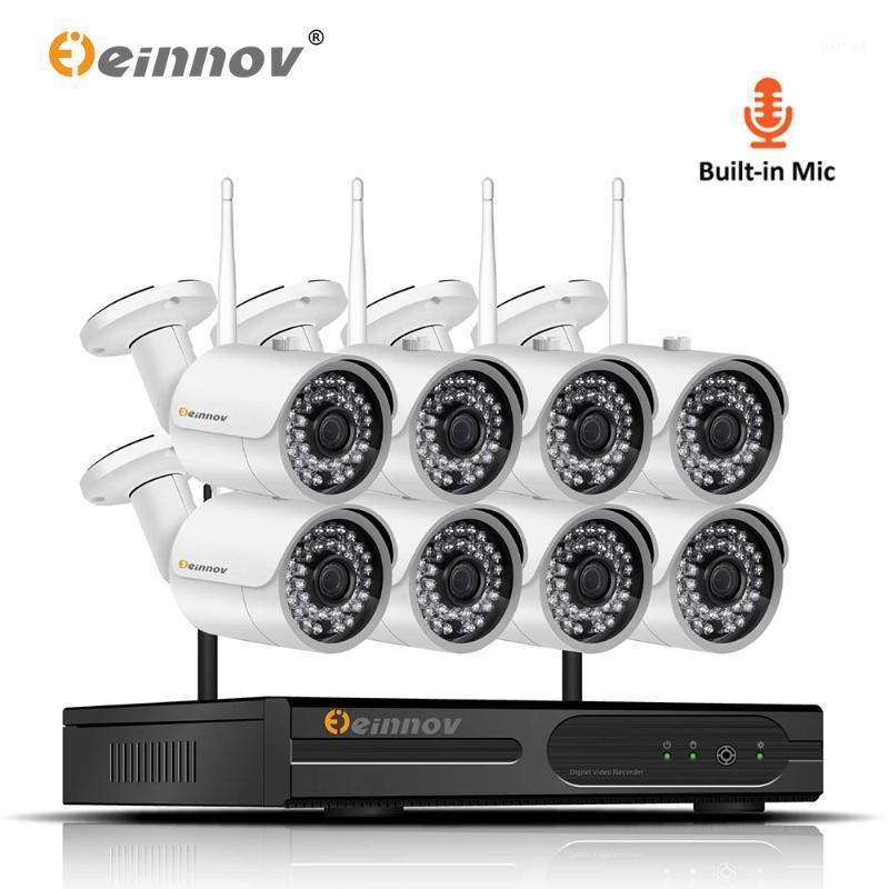 

Einnov 8CH 1080P Surveillance Camera System IP Wifi Video Cameras For CCTV Wireless Home Security Camera Audio Set HD Onvif1
