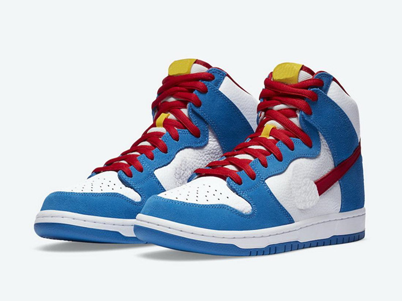 

2020 Dunks High Doraemon kids shoes for sale With Box best men women Casual sports shoes store size36-45, Black