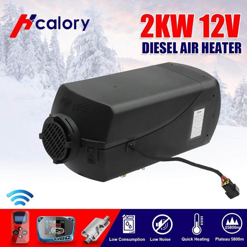 

12V 2kw LCD Monitor Air diesels Fuel Heater Single Hole 5KW For Boats Bus Car Heater With Remote Control and For free1