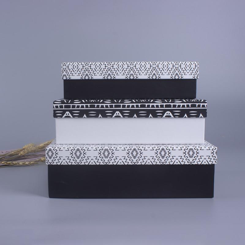 

Black White Style Fashion Gift Box Three-piece Ins Birthday Gift Box Three-piece Flower Anniversary Mixed Hand Bag