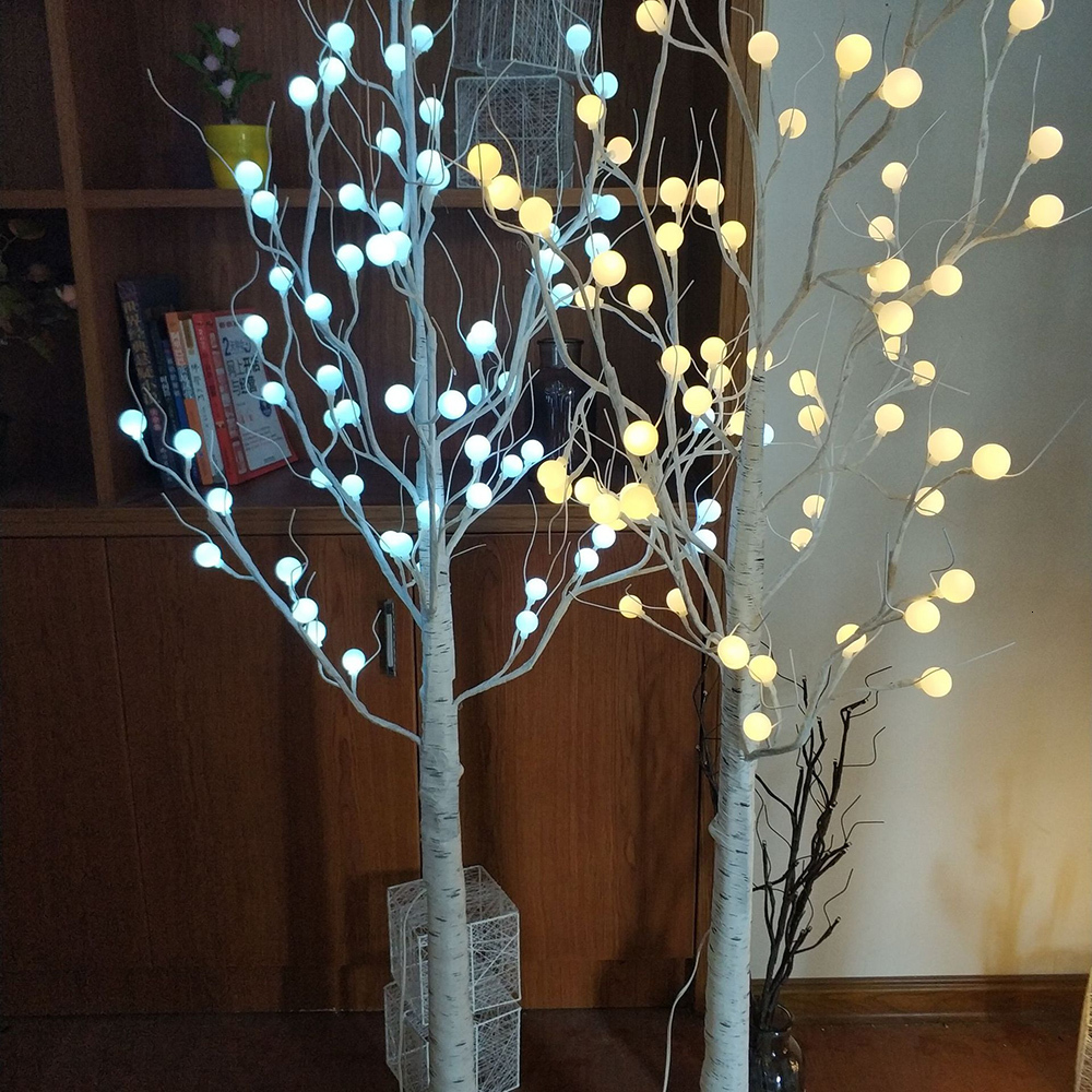 

2021 New 45cm 60cm Led Globe Ball Branch Light Christmas Decorations Table Night for Home Holiday Wedding Decoration Indoor Outdoor 8079