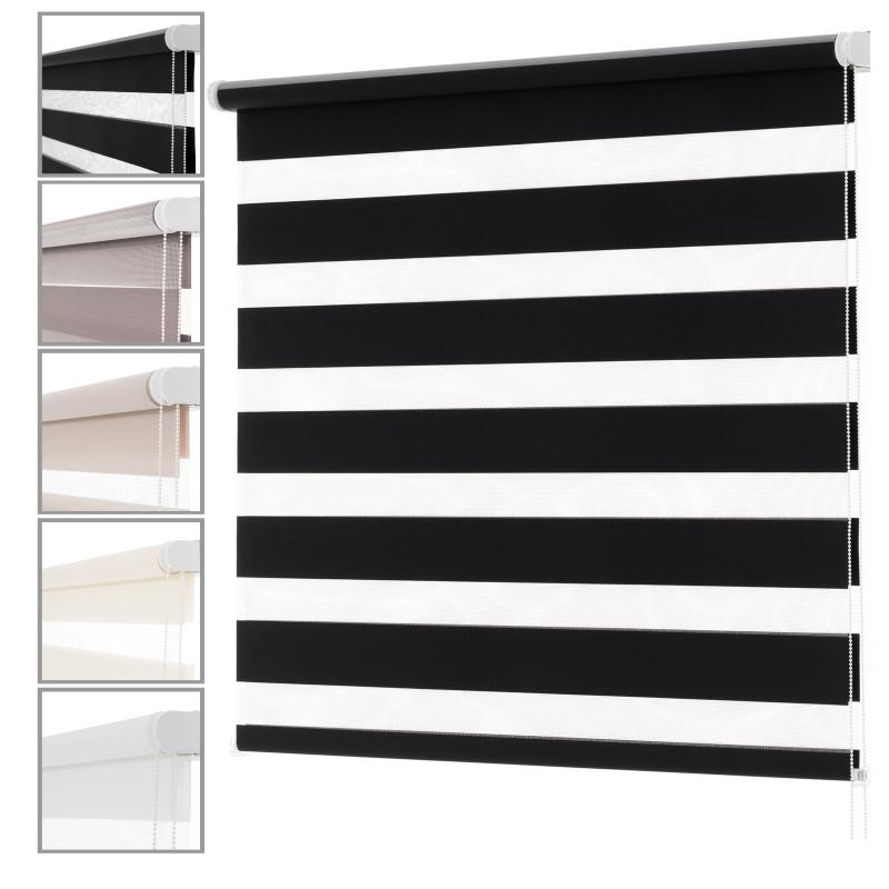 

Lucra concept Zebra blinds clamp support without drilling accessories Zebra blinds, roller shutter Windows, Beige