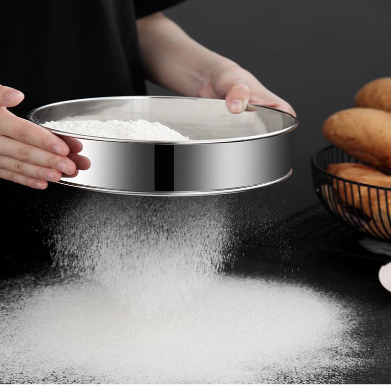 

Stainless Steel Mesh Flour Sifting Sifter Sieve Strainer Cake Baking Household High Quality Kitchen Pastry Tools Baking Tools