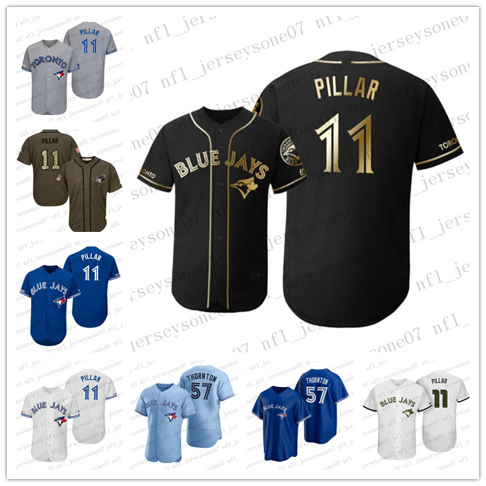 

2020 Custom Men womens youth Toronto Blue Jays 57Trent Thornton White black blue Cooperstown Collection Home Jersey