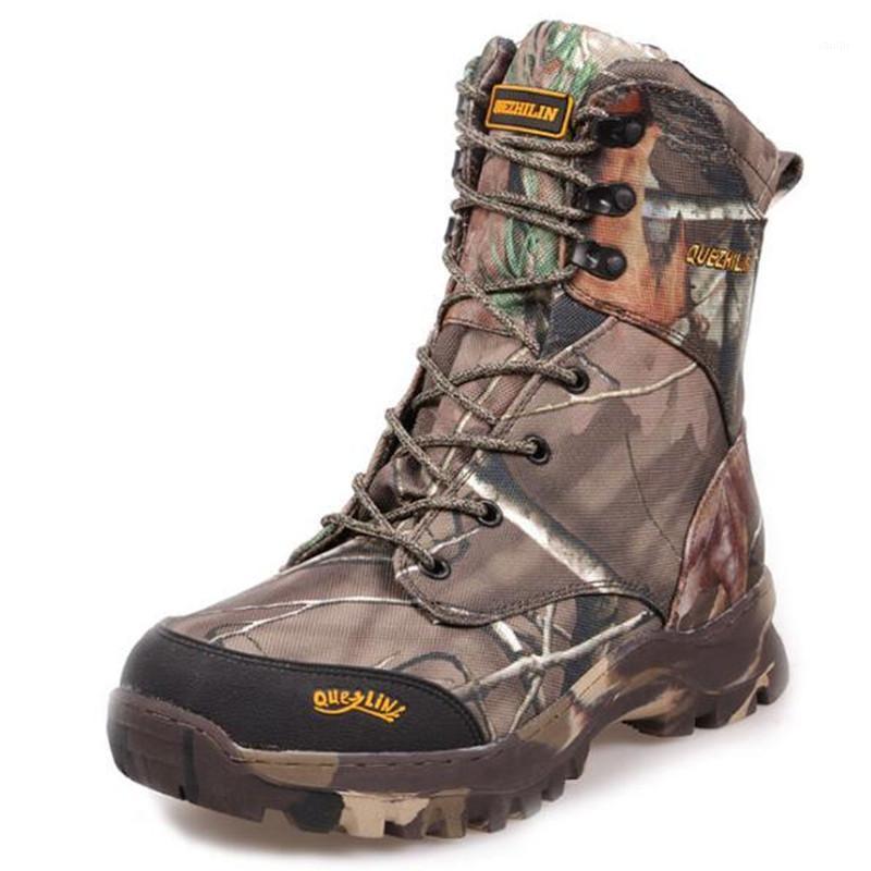 

Boots Camo Hunting Realtree Camouflage Winter Snow Waterproof,Outdoor Boot Fishing Shoes Size 38-471, Camouflage leaves