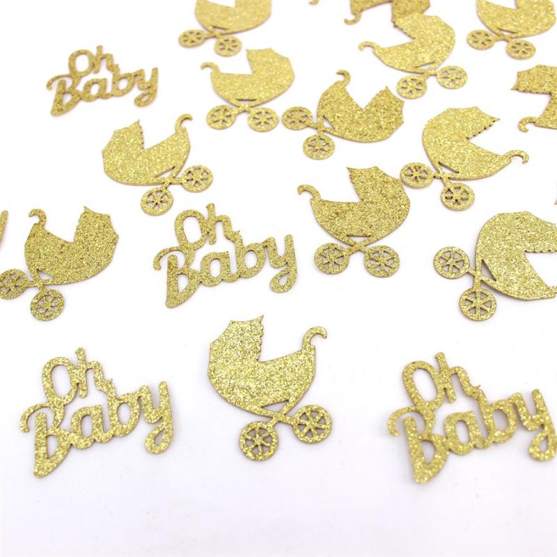 

Baby Shower Party Decoration Blue Pink Gold Car Confetti Oh Baby Conftti 1st Birthday Party Decoration