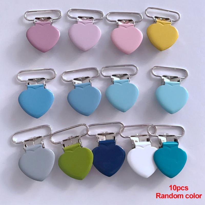 

Braces Suspender Soother Iron Holder Heart Shape Feeding Accessory Care Pacifier Clip Infant Clamp Nursing Baby Nipple
