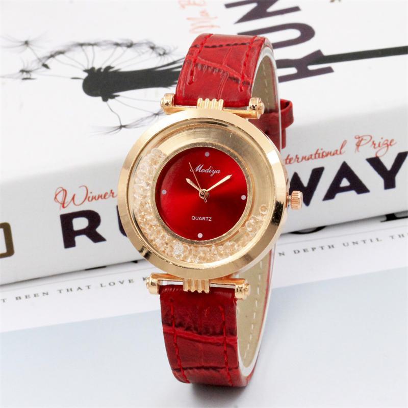 

Women's Watches Style Ring Quicksand Diamond Strap New Watch Women Wristwatch For Ladies Girls montre femme *A1, Bk