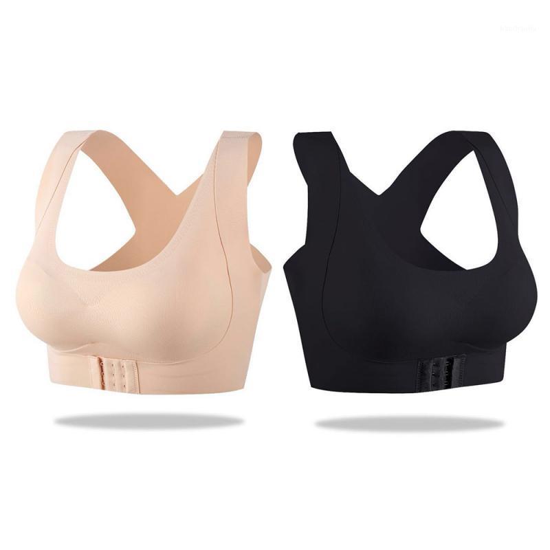 

Women's Lift Up Bra Posture Corrector Women Shockproof Sports Support Fitness Vest Bras Breathable Underwear Cross Back Corset1, Black