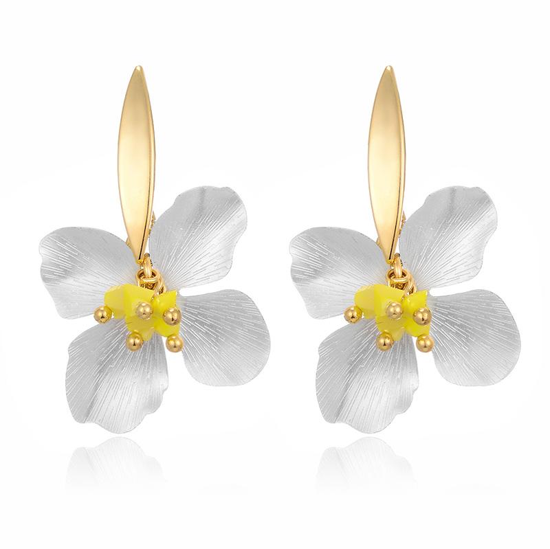 

Bohemia Big Retro New Flower Drop Earrings For Women Copper Pandent Earring Fashion Party Jewelry boucle d'oreille femme 2020