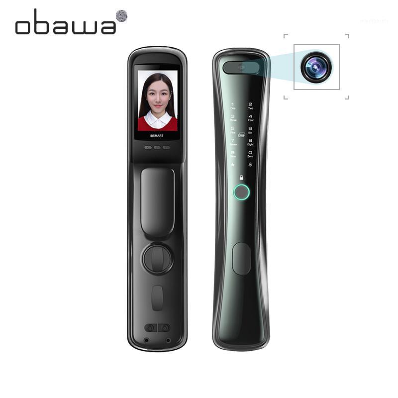 

Obawa facial recognition lock with camera face recognition Fingerprint password FRID automatic electronic door lock with screen1