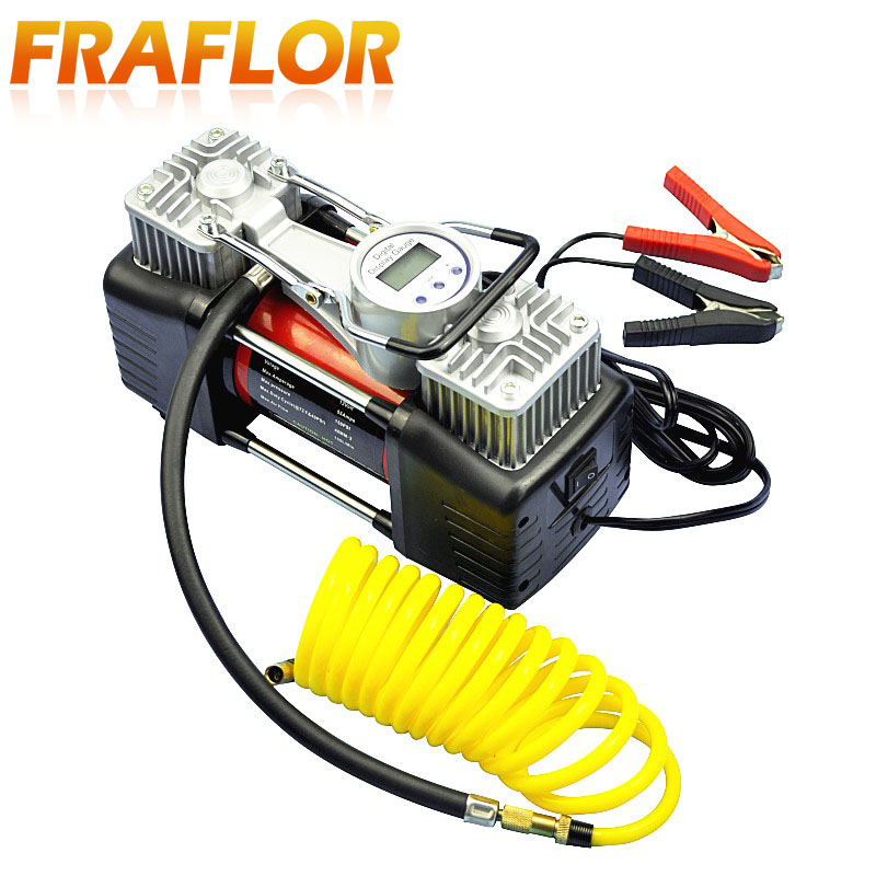 

12V Electric Digital Car Inflatable Pump Portable Air Compressor Pressure Preset Car Inflator For Bicycle Tire Balls Airbed
