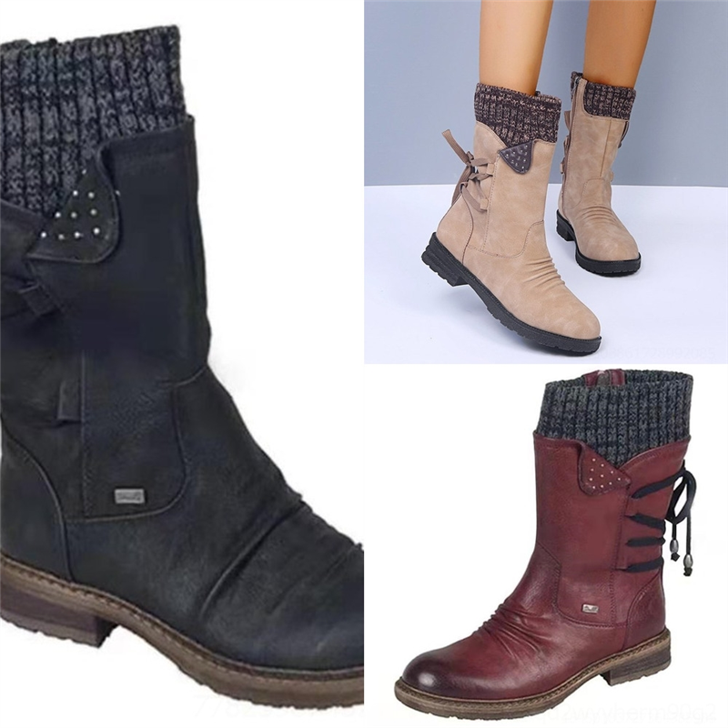 

jPY6 Boot Fashion Women Short Booties Dress Ankle cr7 footbal boot Autumn Red Bottom Heels Boots,Luxury Red Soles Heel Women Pumps Booties, Purple