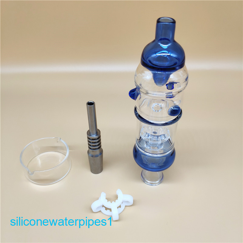 

Popular OD 1.7 Inch Nectar Collectoras Suitable for Titanium Tip Titanium Nails 14mm Inverted Nail Straw Glass Bongs