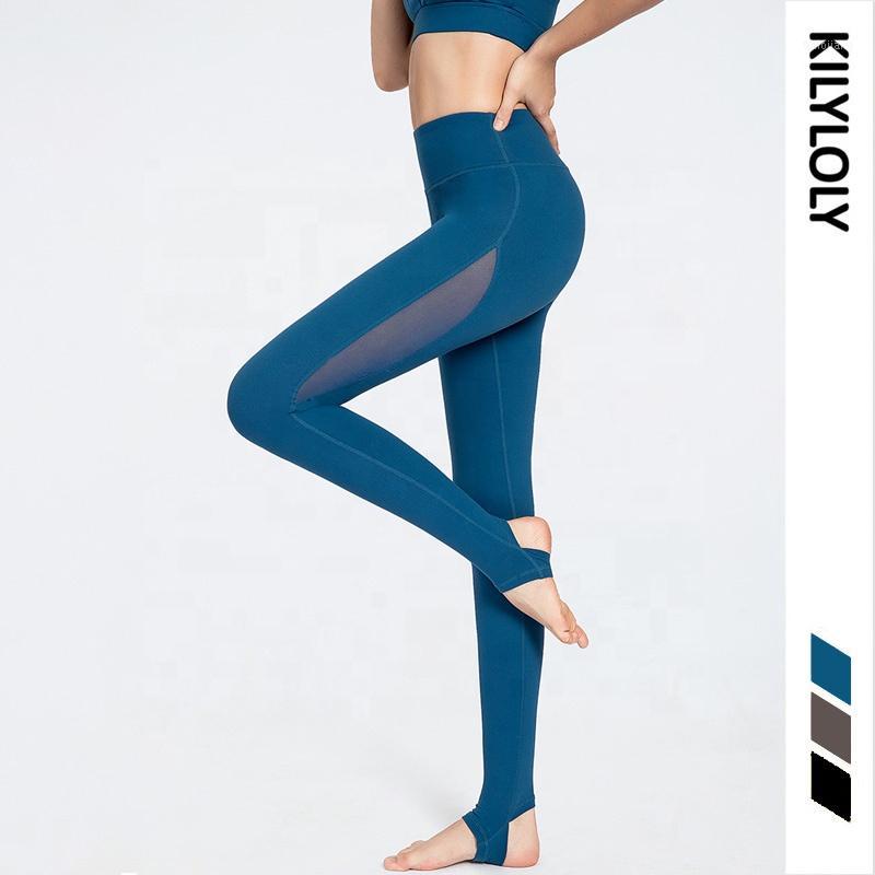 

2020 Women Sexy BuLift Push Up Leggings Mesh Patchwork High Waisted Yoga Pants Tights Running Fitness Gym Sports Wear1, Black