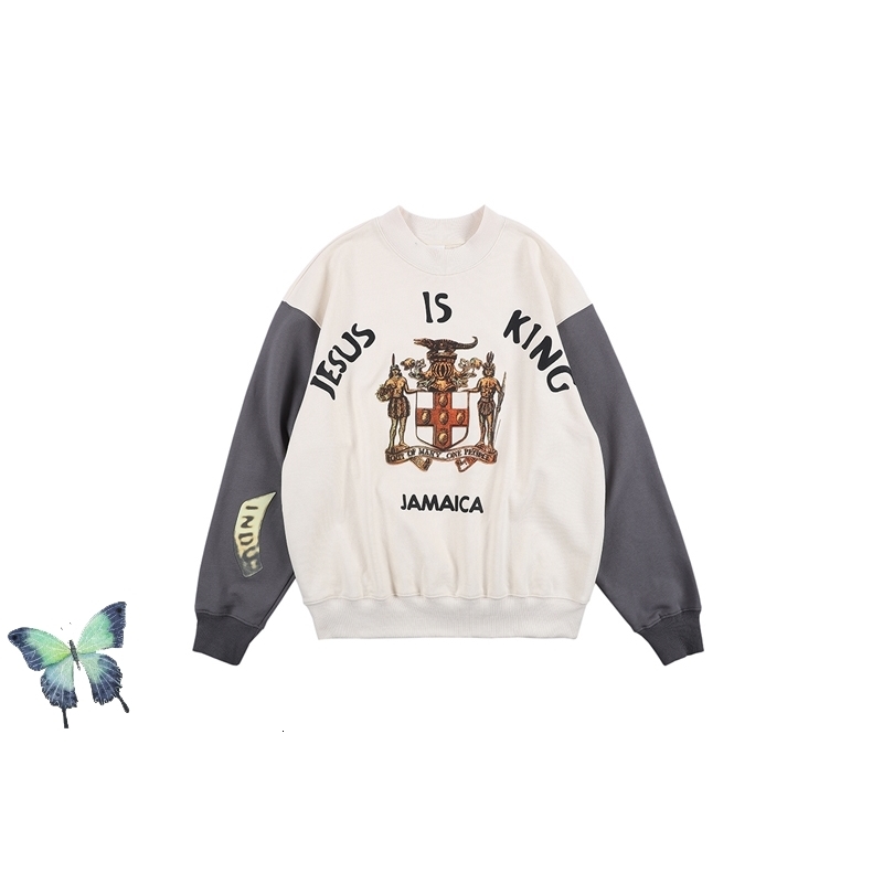 

2021 New Autumn Winter Jesus Is King Sweatshirt Kanye West Streetwear Trust God Sweatshirts Men Women High Quality Sweater Ummn, H19396-hei
