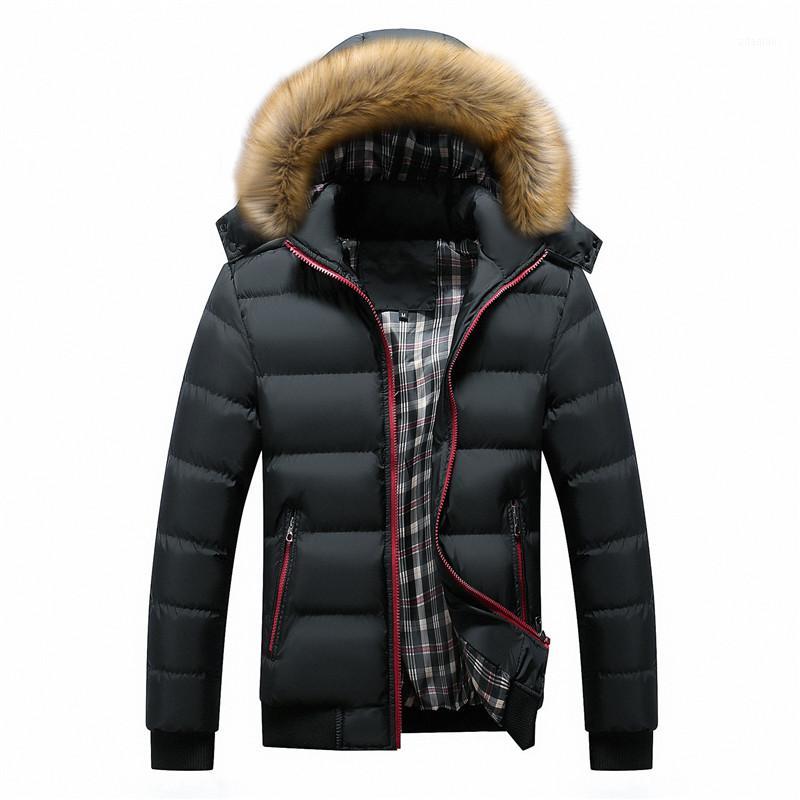 

2020 winter jacket men high quality men's winter parka fashion jacket warm chaqueta de invierno para hombre 7XL TJWLKJ1, Red khaki