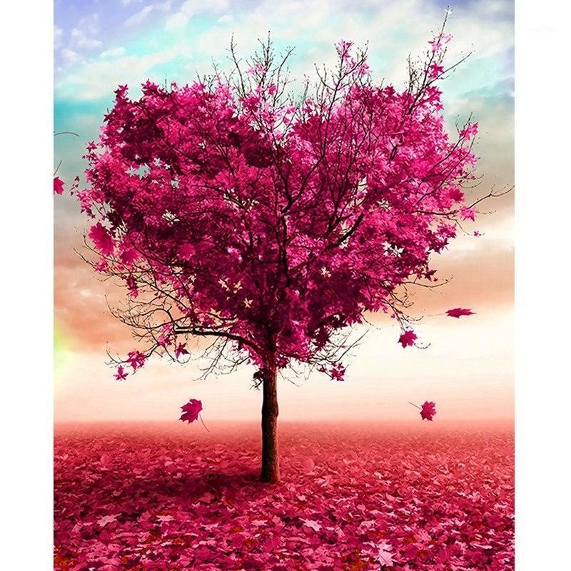 

painting by numbers art paint by number Diy Plant flower Decorative paintings hand-filled color decoration painting oil paintin1