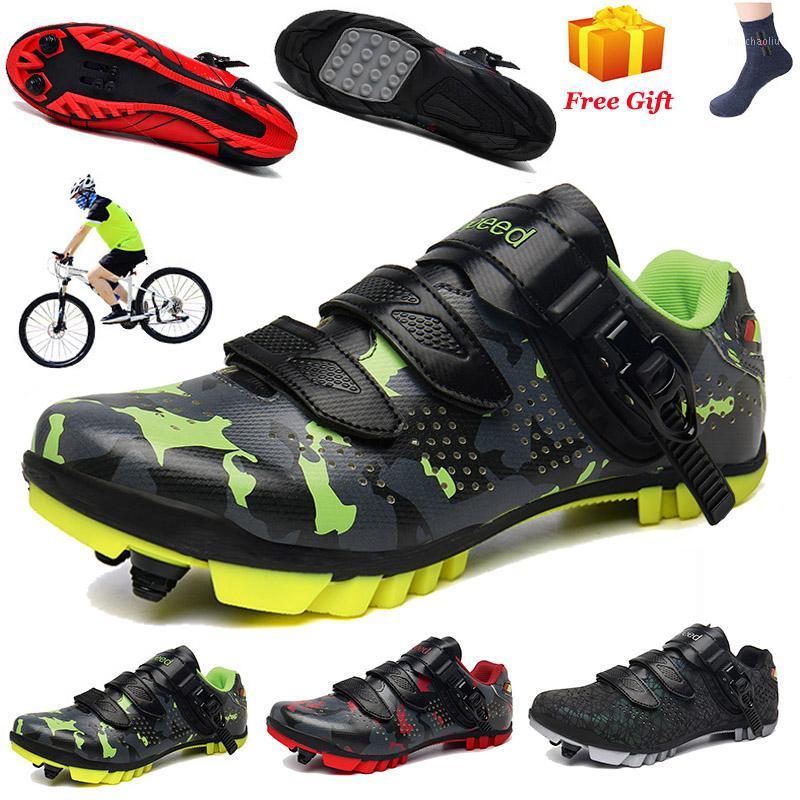 

Men Cycling Shoes Breathable Self-Locking MTB Shoes Mountain Bike Women Bicycle Racing Sneakers zapatillas ciclismo mtb1, Red