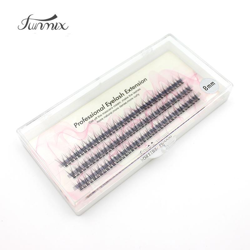 

Professional Crisscross Messy False Eyelash Extensions Natural Soft Long Stems Lashes Fashion Dovetail Eyelashes