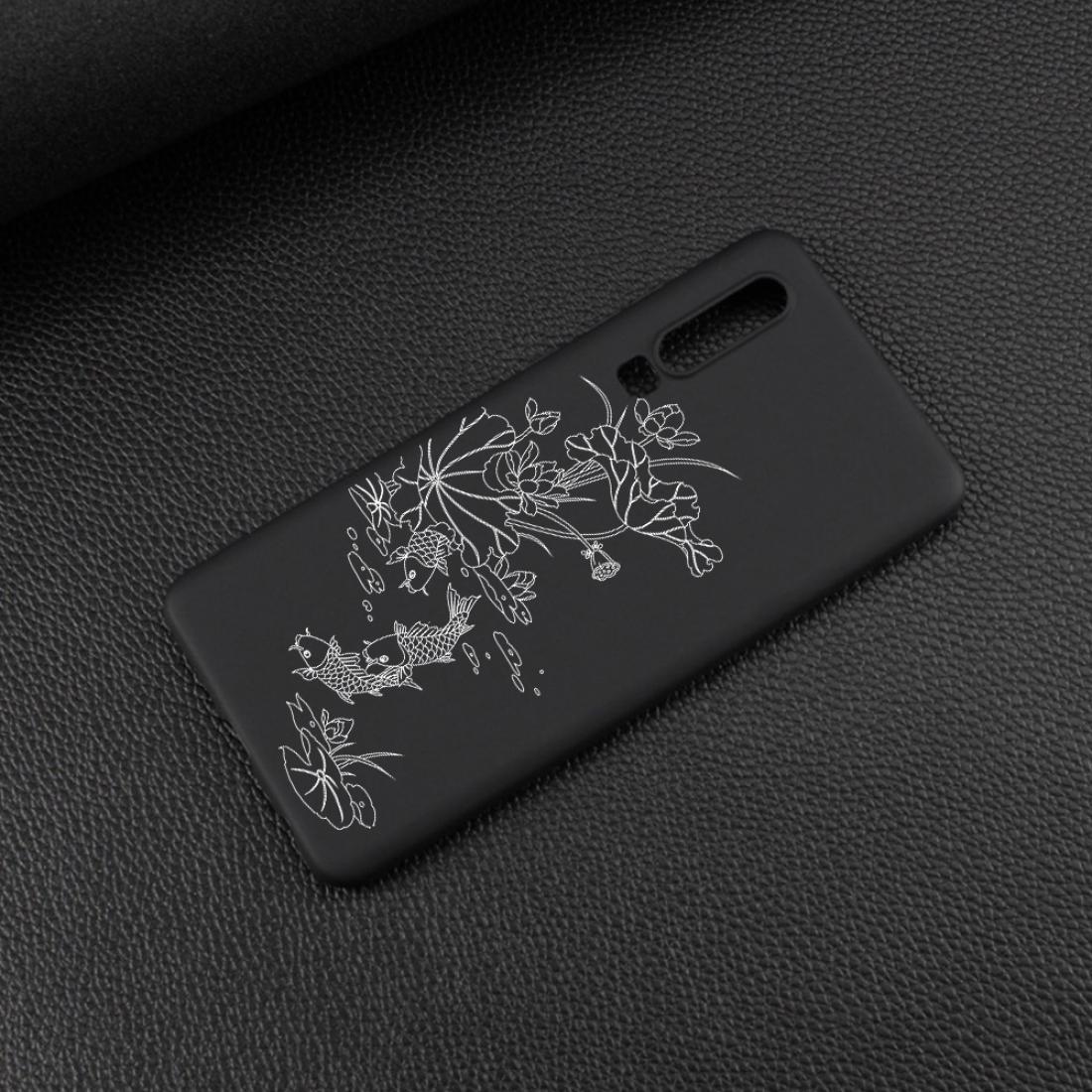 

Lotus Pond Painted Pattern Soft TPU Case for Huawei P30