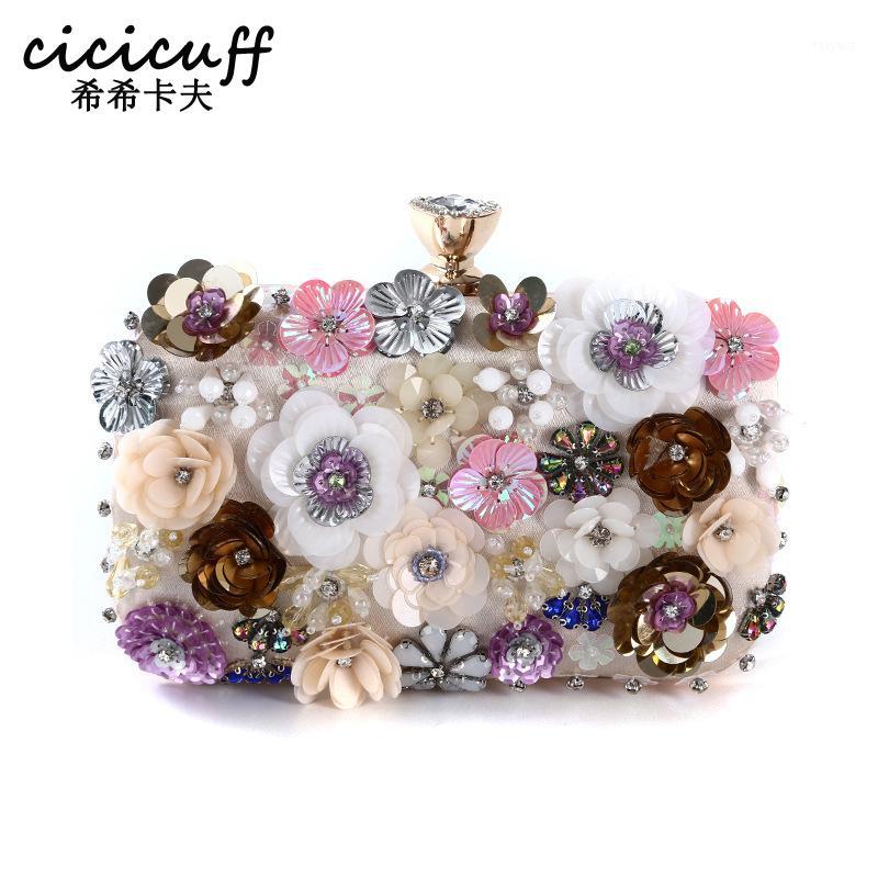 

Women Evening Bags Handwork Flowers Wedding Handbags Clutch Purse Dinner Party Bag for Wedding Day Clutches Bride Banquet Bag1, Black