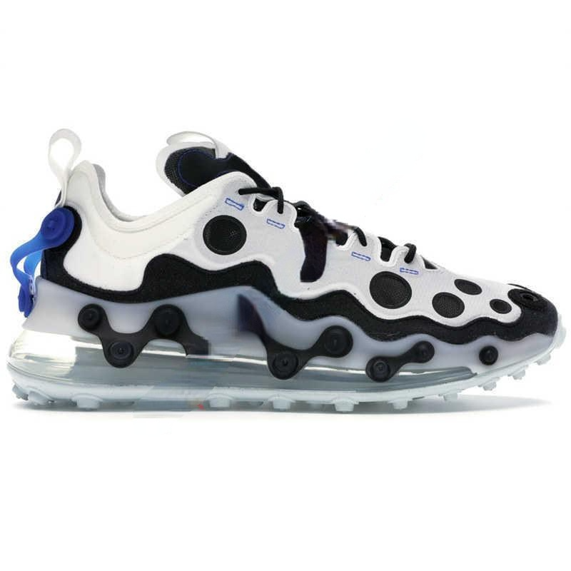 

New React element 720s mens running shoes white black metallic silver gold red outdoor men women sport sneakers US 5.5-11, Black red