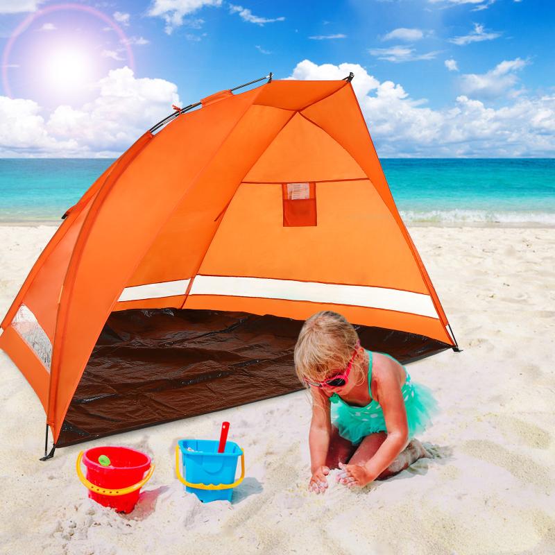 

Outdoor Beach Tent Sun Shelter Beach Cabana Portable Sunshade Shade UV Protection Sunshine Shelter Camping Hiking Picnic