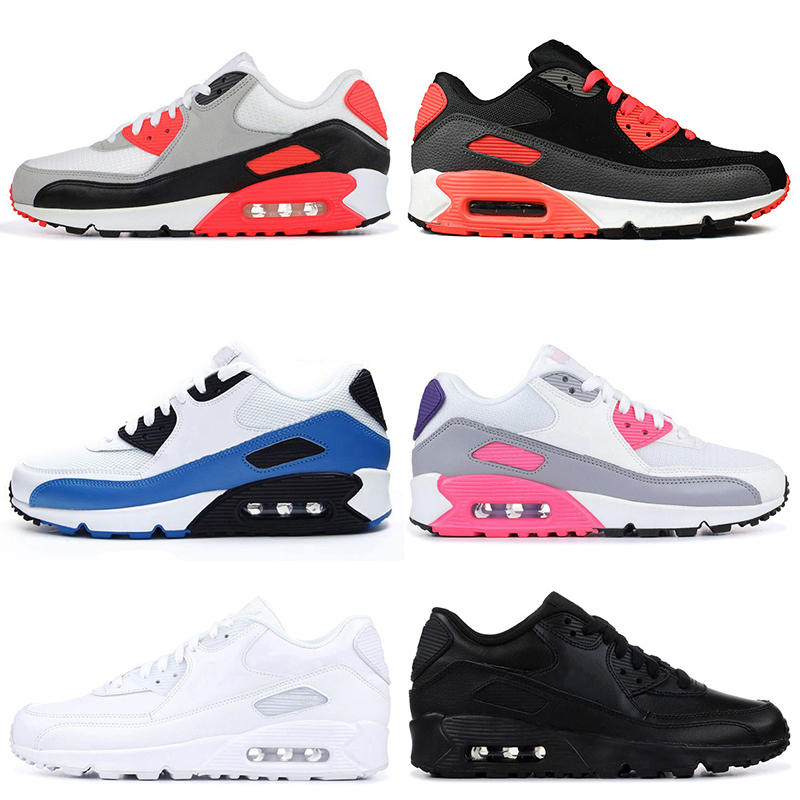 

Cushion 2020 New women running shoes mens trainers High Quality Infrared Bred Blue Laser Pink Black Dot White runners sports sneakers, #2