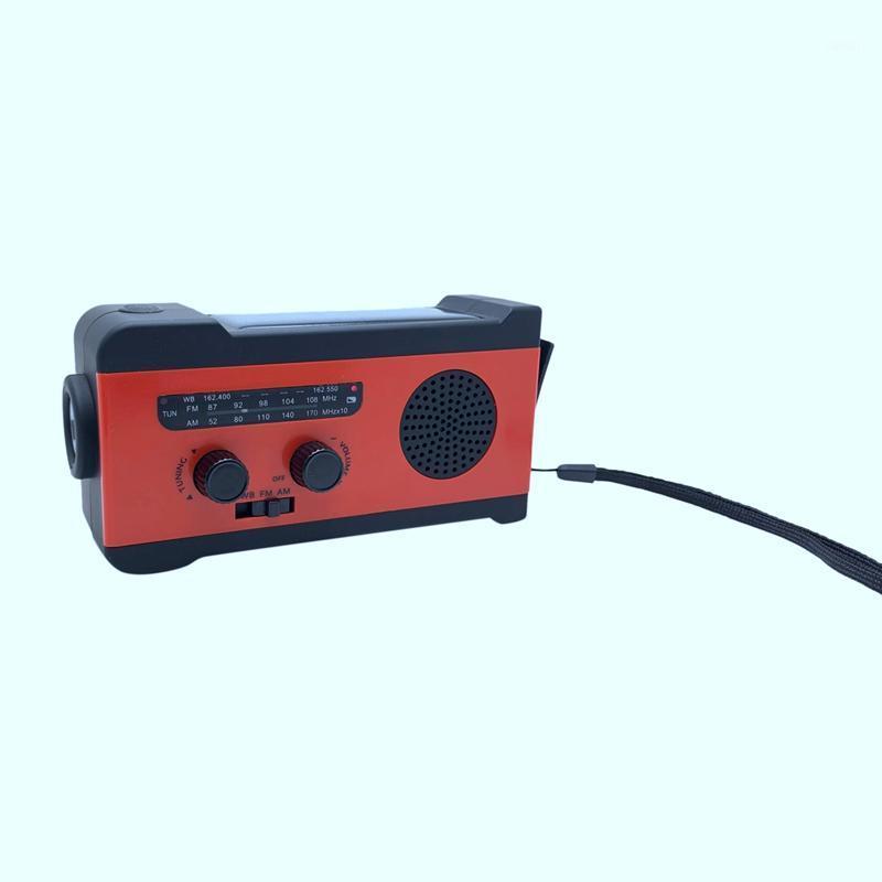

Portable AM FM Emergency Hand Crank Solar Radio with 2000MAh Power Bank LED Light SOS Alarm for Camping Outdoor1