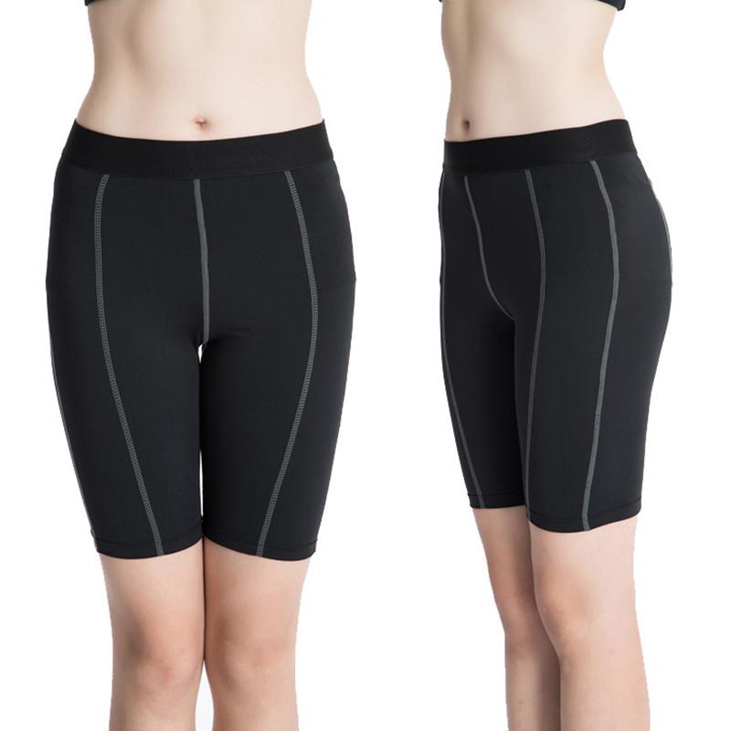 

Yoga Shorts Women Exercise Workout Female Shorts Quickly Dry Running Fitness, White