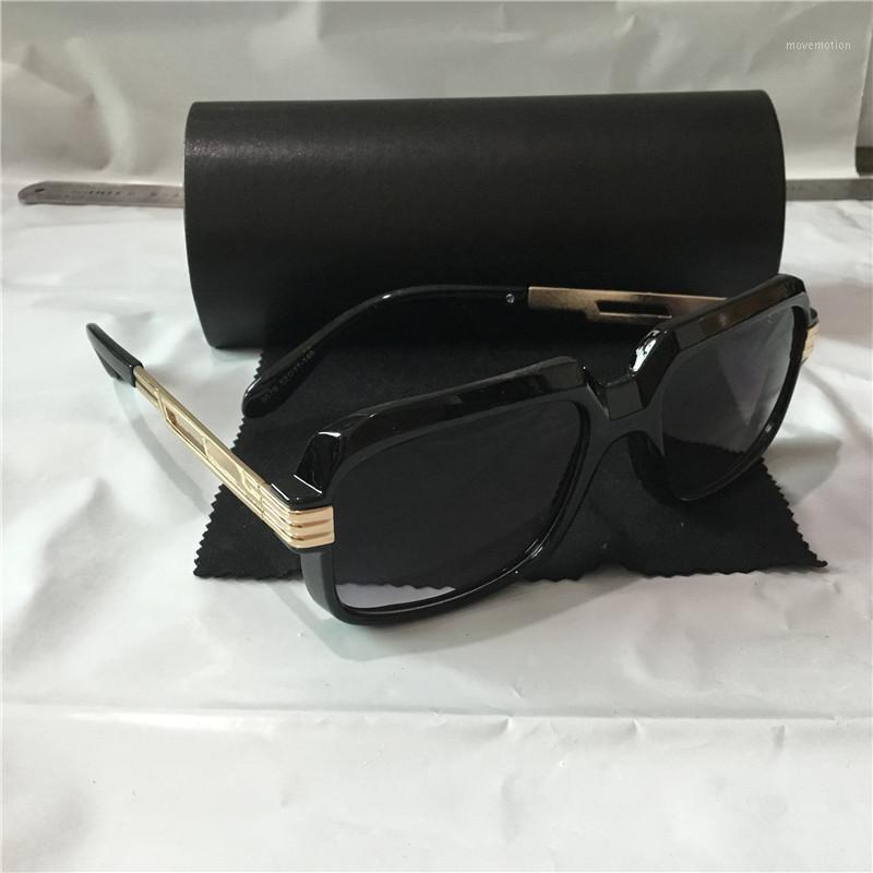 

Metal square sunglasses Contains box 07B Physical shooting glasses1