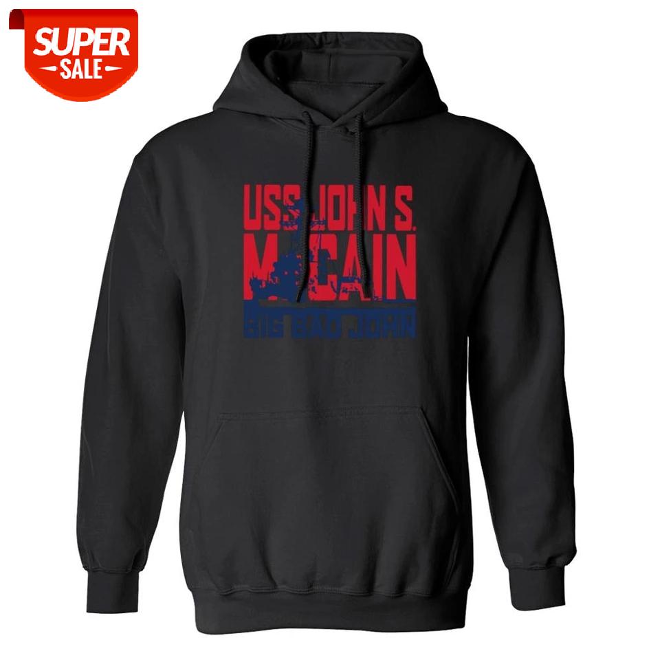 

Black New Arrival Unisex USS John S McCain Hoodie #uv8c