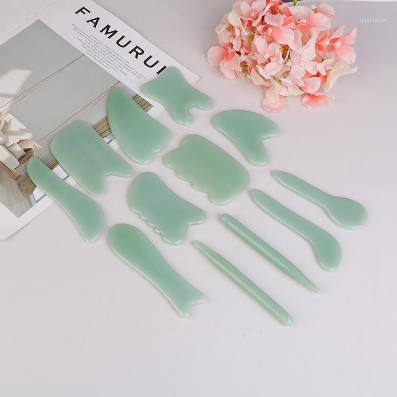 

Natural Jade Stone Guasha Board Body Health SPA Relax Scraping Massager Face Massage Stress Skin Scraper Health Care1