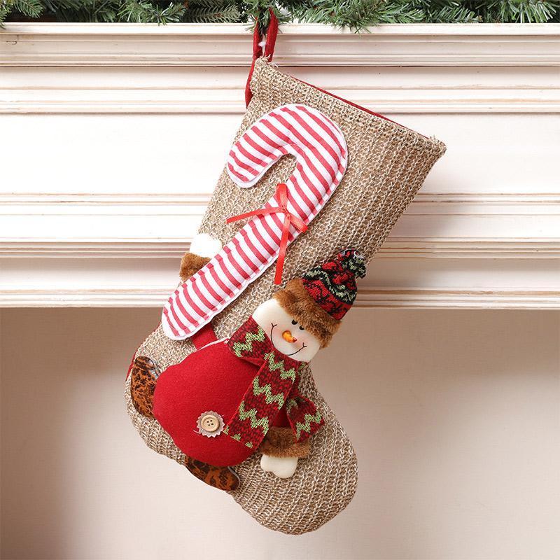 

Christmas Socks Gift Bag Santa Socks Candy Gift Bag Christmas Pendant S71