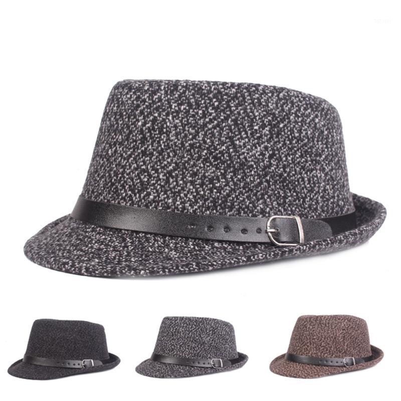 

Men Classic Jazz Hat Casual Outdoor Fedoras Trilby Short Brim Hat Panama Cap HATCS05711, Black