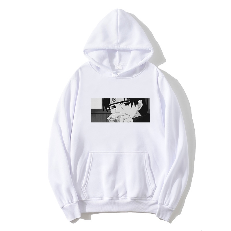 

2021 New Hoodies Unisex Naruto Harajuku Japanese Anime Uchiha Itachi Printed Men' Hoodie Male Streetwear Fashion Casual Sweatshirt Coat 96g, Dark gray2