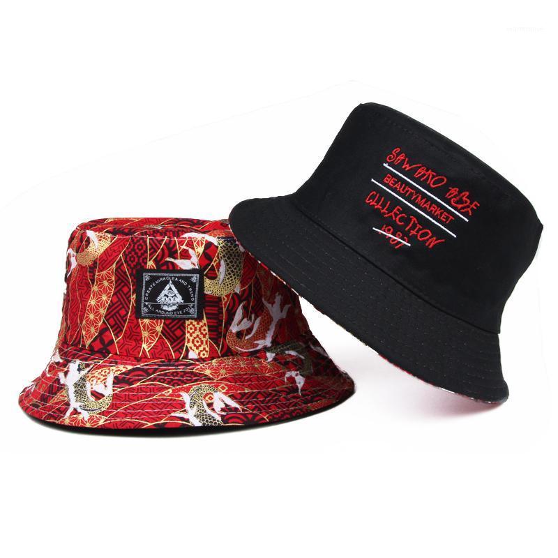 

Soft Bucket Hat Man Women Outdoor Sports Hip Hop Cap Animal Double Side Summer Cotton Fishmen Panama Hat Women Men1