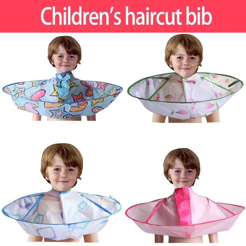 

Kids Boy Hair Cutting Cape Gown Hairdresser Barber Apron Hairdressing Children Girls Boys Hair Cut Cloak Umbrella Cape Protecter