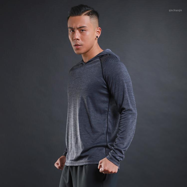 

Men' Long-Sleeved T-shirt Sweater Thin Breathable Quick Dry Fitness Training Hooded Women' Tracksuits Men' Sweaters Hoodies1, Red
