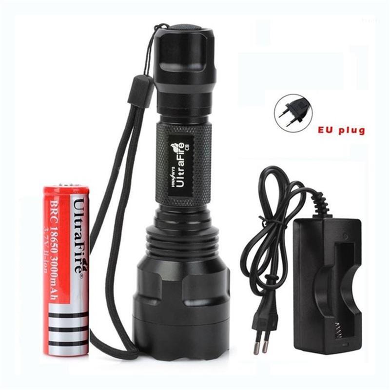 

UltraFire LED XML-T6 Lantern Tactical 5 Mode Waterproof Torch 18650 Battery1
