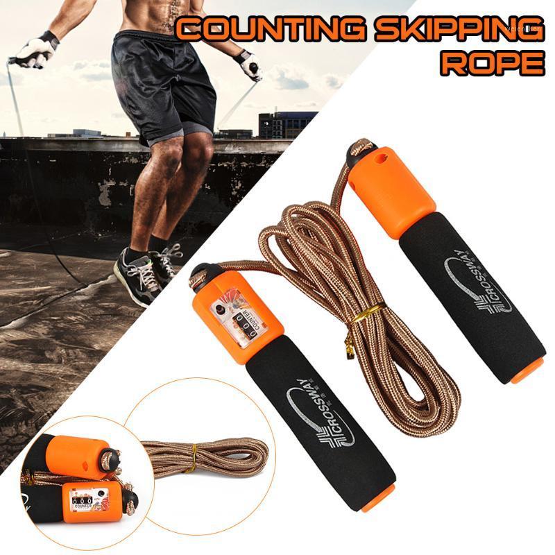

Professional Skipping Rope Training Crossfit Jump Rope with Counter Workout Equipments Adjustable Skipping1