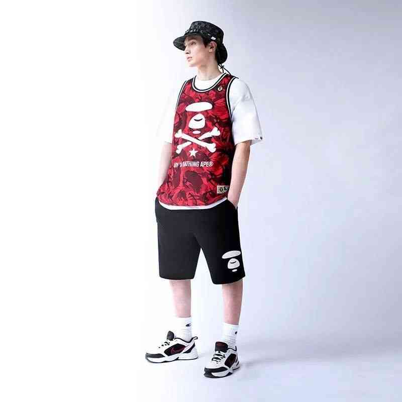 

Aape Men's Wear Monogrammed Shirt Cheap Stitched Basketball Jerseys throwback shirt