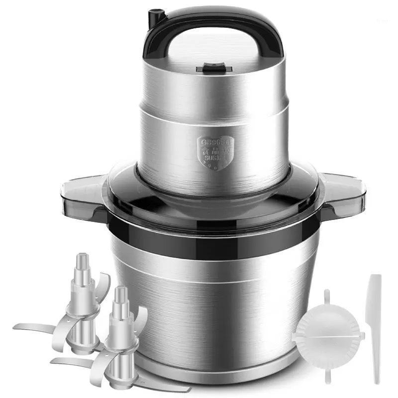 

Commercial 6L Capacity Meat Grinder High-power Minced Meat Blender Home Electric Stainless Steel Pepper Garlic Crusher Device1