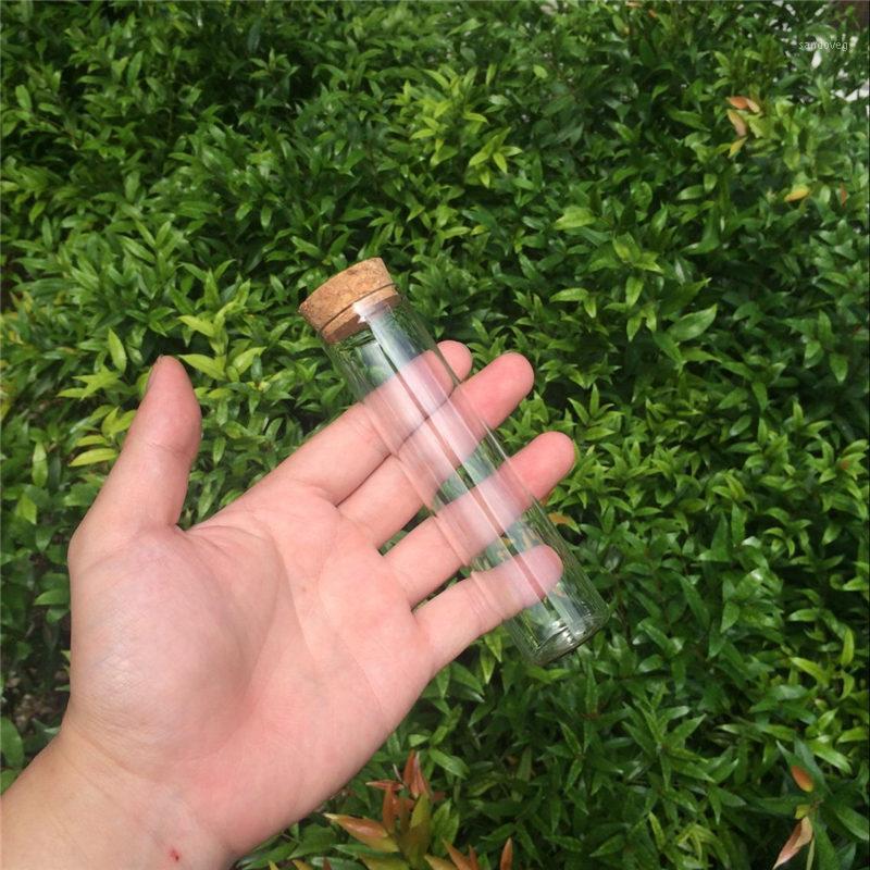 

Wholesale- 30*120mm 60ml Glass Bottles Vials Jars Test Tube With Cork Stopper Empty Glass Transparent Clear Bottles 24pcs/lot1